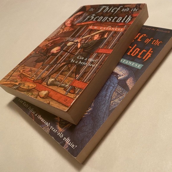 Set of 2 YA Novels Thief & Beanstalk + Warlock Sequel Fantasy Fiction Books - Picture 5 of 8